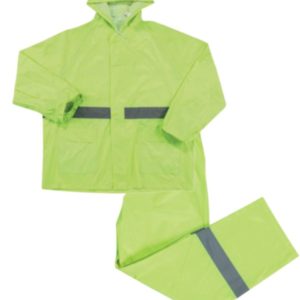 LIME REFLECTIVE RAIN SUIT