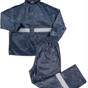 NAVY REFLECTIVE RAIN SUIT