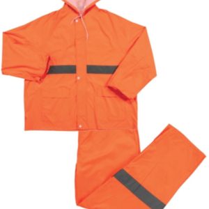 ORANGE REFLECTIVE RAIN SUIT