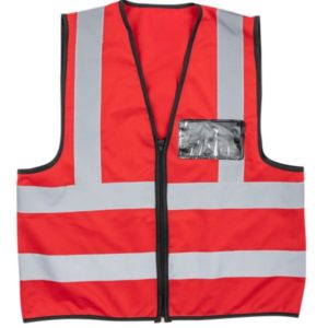 REFLECTIVE SIGNALLING VEST RED