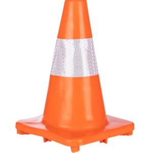 450mm TRAFFIC CONE SOFT PVC REFLECTIVE