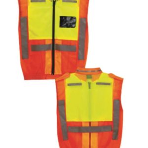 REFLECTIVE COLLAR JKT LIME/OR S-SLEEVE