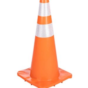 750mm TRAFFIC CONE SOFT PVC REFLECTIVE