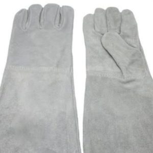 8'' CHROME LEATHER DOUBLE PALM GLOVES