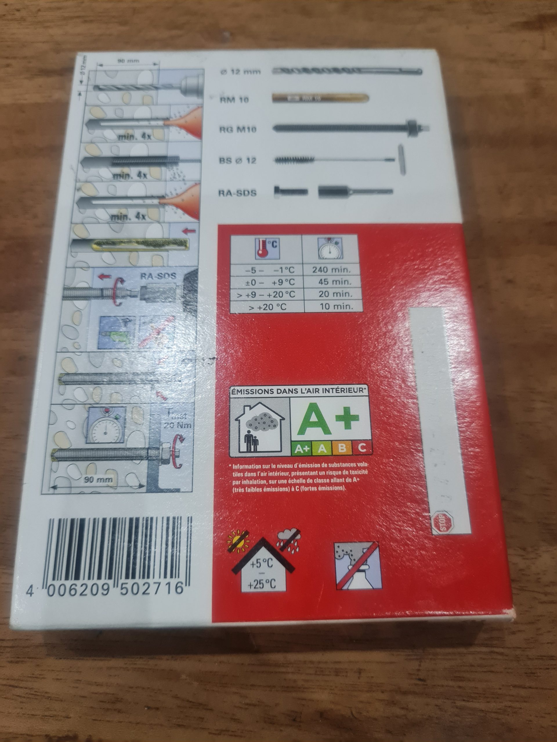 FISCHER RM 10 CHEMICAL ANCHORS - Image 2
