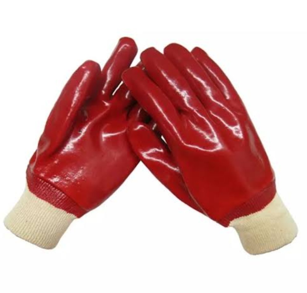 PVC STANDARD RED GLOVES