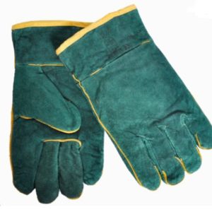 2'' GREEN WELDER GLOVES